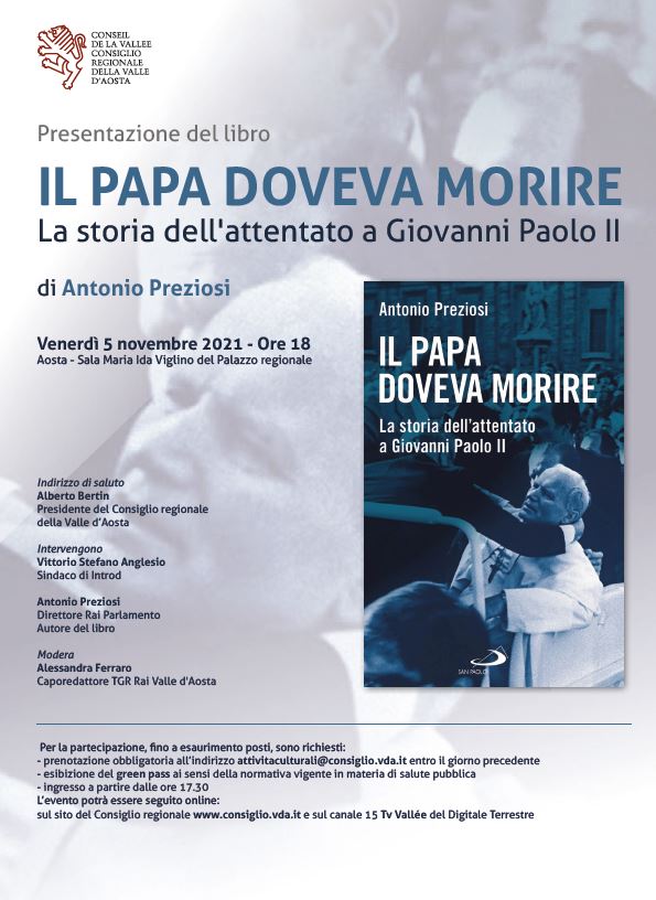 Presentazione del libro "Il Papa doveva morire" di Antonio Preziosi 