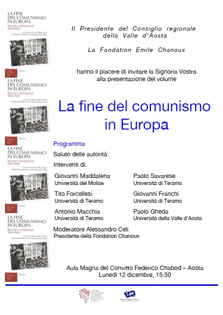volume "La fine del comunismo in Europa"