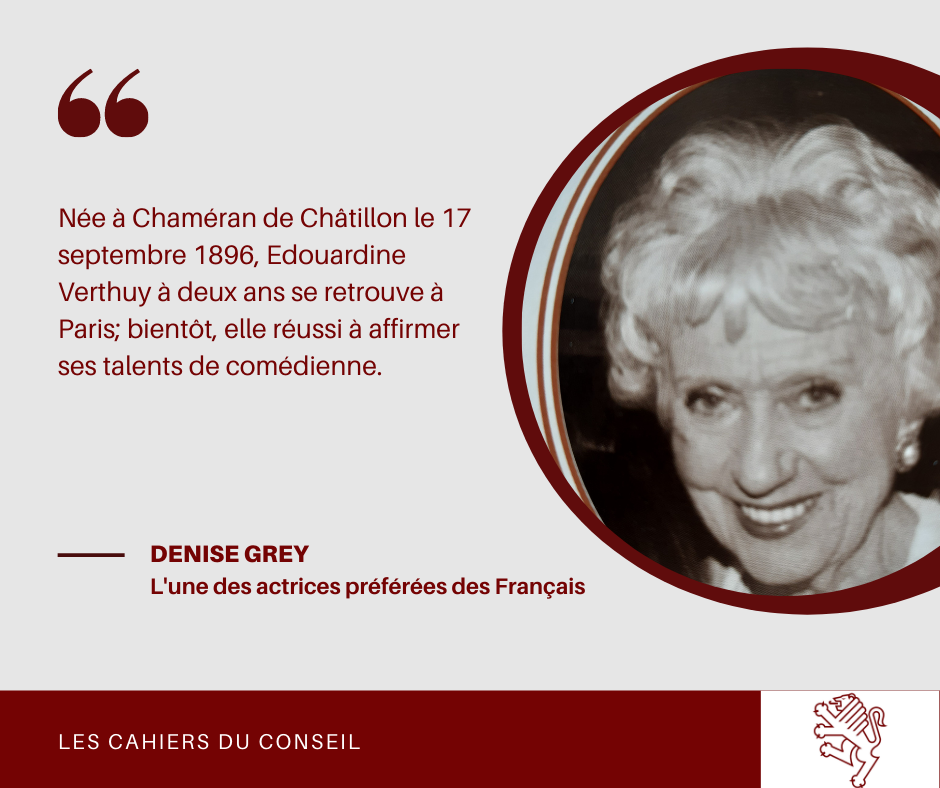 Les Cahiers du Conseil - Denise Grey