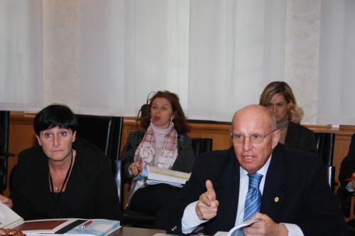 Il Presidente Alberto Cerise insieme al Presidente Monica Donini (Emilia Romagna)