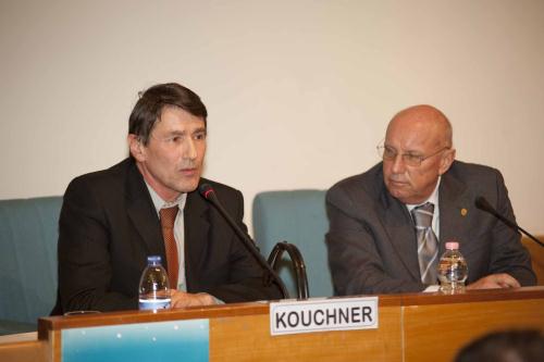 Jean Kouchner insieme al Presidente Alberto Cerise