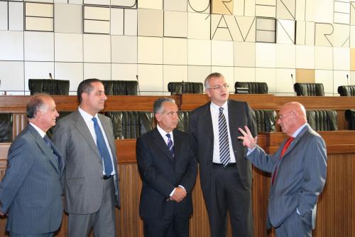 Il Presidente Alberto Cerise insieme alla delegazione calabrese capitanata dal Presidnete Francesco Talarico