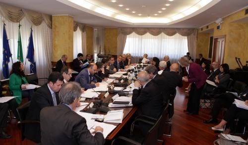 La riunione svoltasi nella sede del Consiglio regionale della Campania