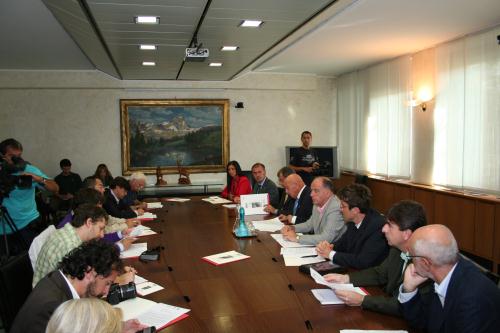 La conferenza stampa di presentazione del progetto svoltasi il 30 settembre