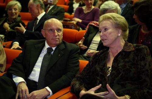 Il Presidente Alberto Cerise insieme alla Principessa Maria Gabriella di Savoia, Presidente della giuria del Premio