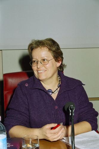 Marina Lale Murix, Presidente del Gruppo Teosofico valdostano e moderatrice dell'incontro