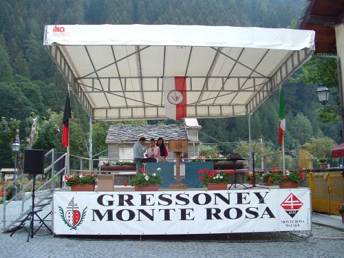 Le celebrazioni a Gressoney