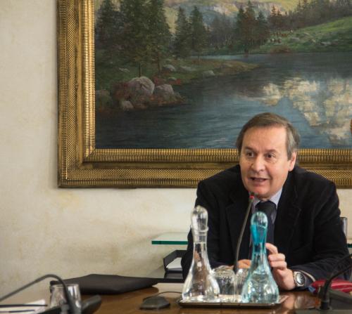 L'audizione del Presidente della Commissione paritetica della Valle d'Aosta, Roberto Louvin