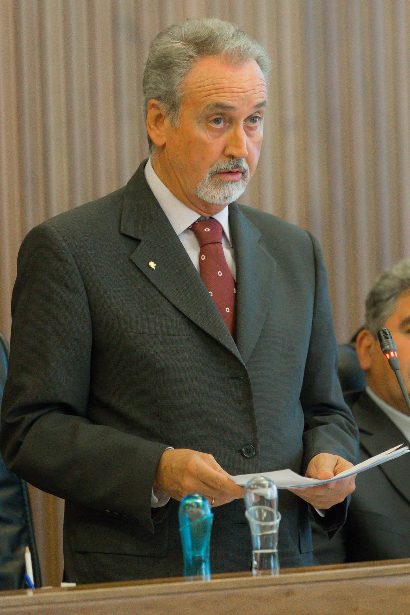 Le Vice-président Andrea Rosset
