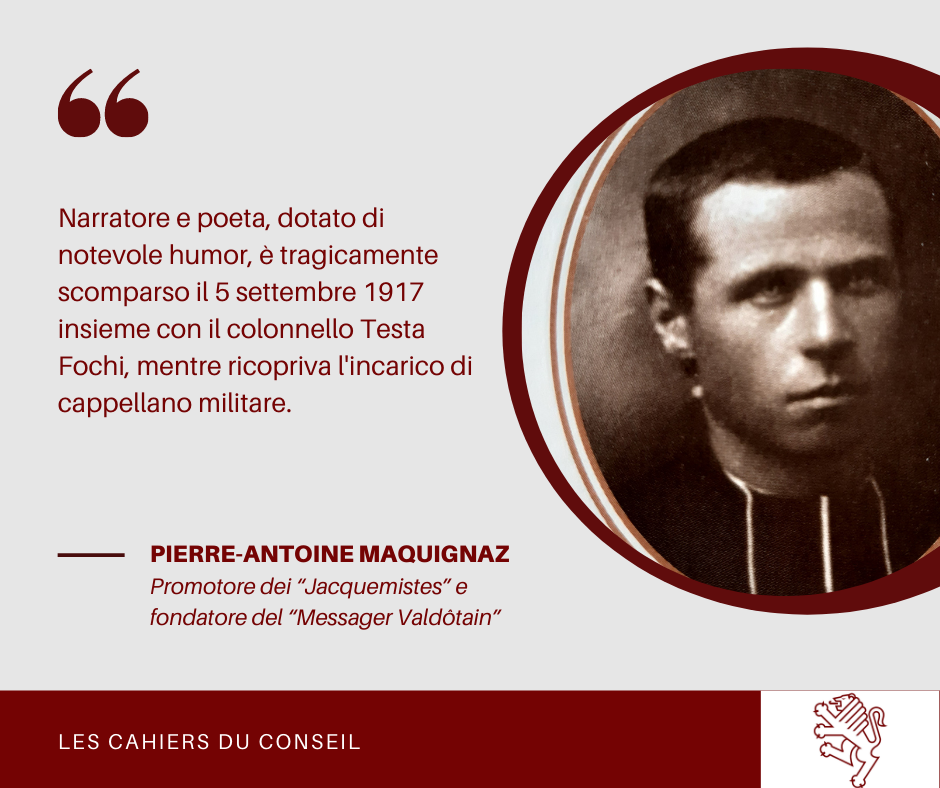 Les Cahiers du Conseil - Pierre-Antoine Maquignaz