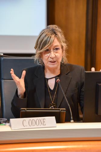 Cecilia Odone, expert en participation régionale à la formation et à la mise en uvre du droit européen