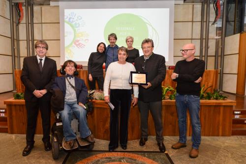 Les gagnantd du prix régional du bénévolat 2023 : l'Association Quartiere Cogne de Aoste