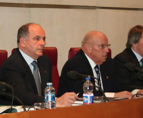 Les Présidents Alberto Cerise et Augusto Rollandin