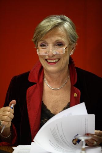 Paola Varda, représentante du Soroptimist Club Vallée d'Aoste