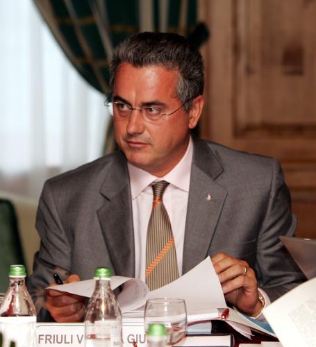 Le Vice-président du Conseil régional du Friuli-Venezia Giulia, Carlo Monai