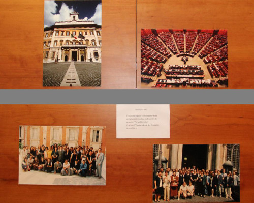 11 juin 1997 - Cinquante jeunes valdôtains visitent le Parlement italien dans le cadre du projet Portes ouvertes