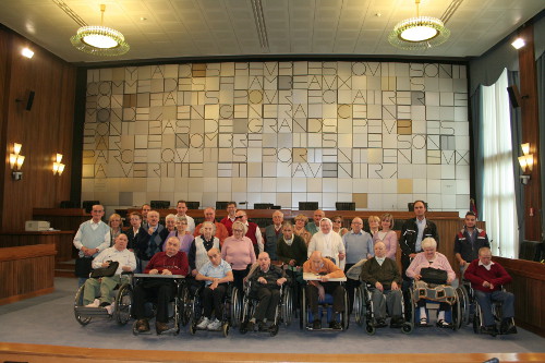 29 avril 2012 - Visite au Conseil régional de l'Association du Cottolengo
