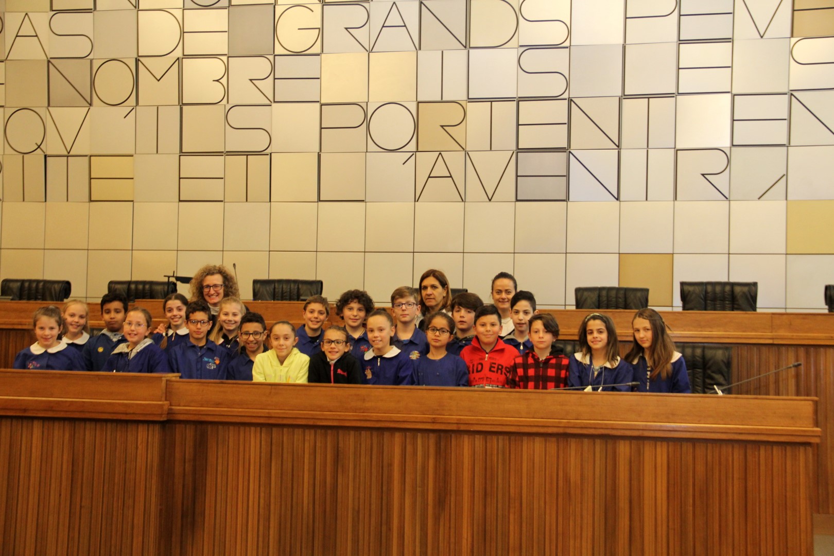 classe 5aB della Scuola primaria San Francesco di Aosta 