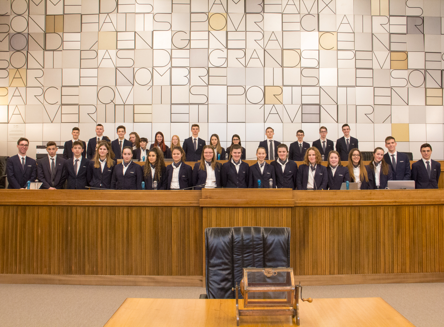 classi 3a A e 3aB dell'Istituto Professionale Regionale Alberghiero (IPRA) di Châtillon