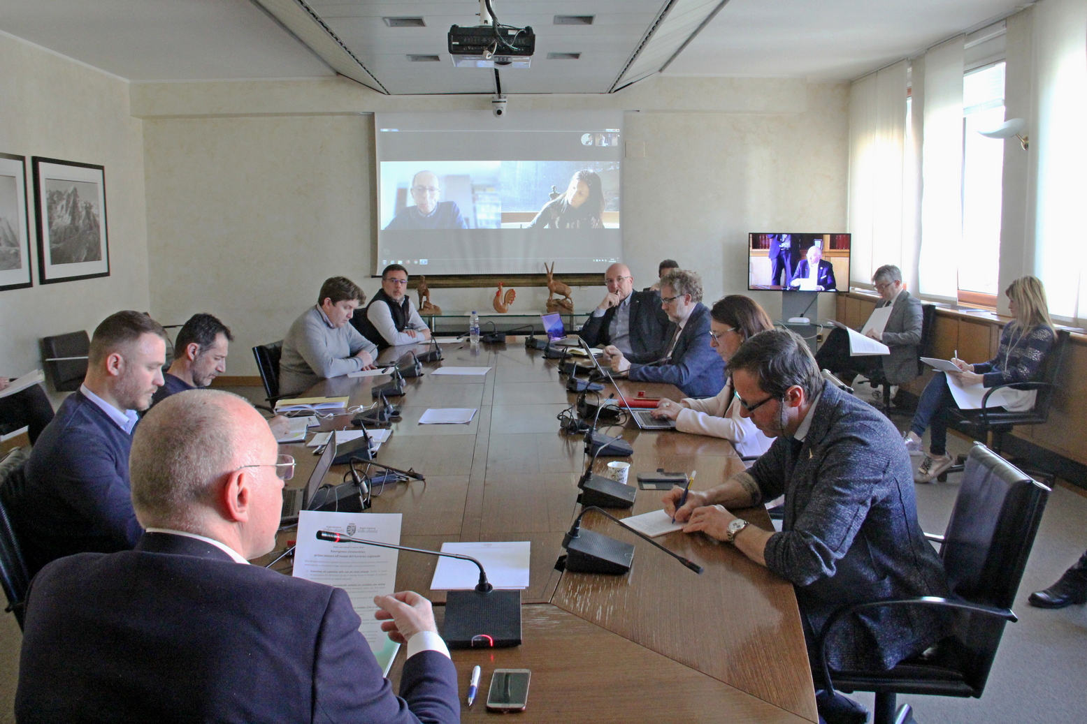 La riunione della Conferenza dei Capigruppo di mercoledì 11.03.2020