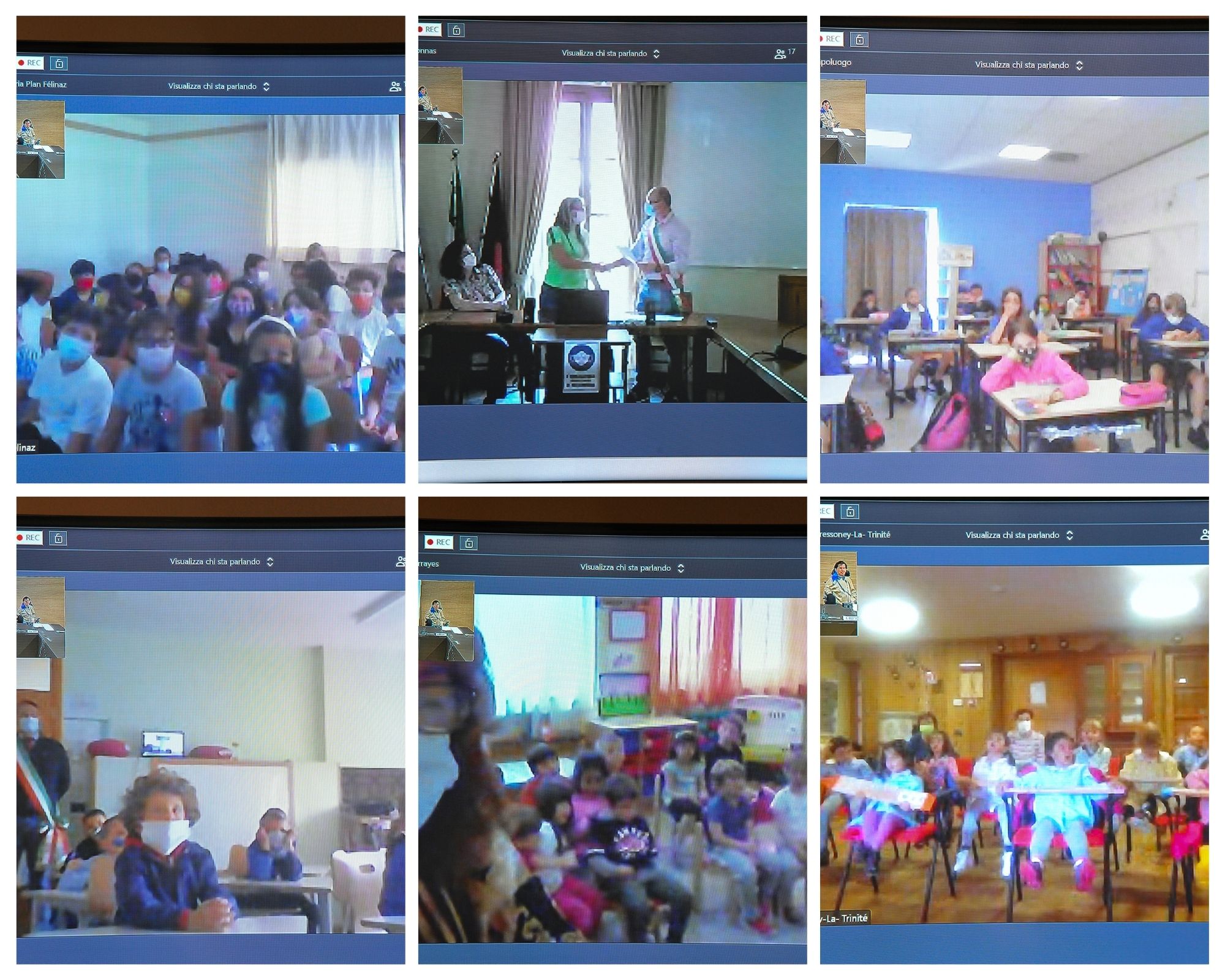 Premiazione del concorso educativo �La Commune à l�Ecole/Un Conseil pour l'école� 