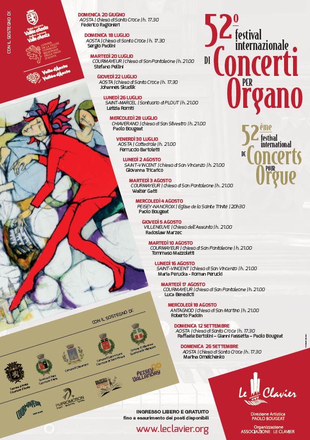 52° Festival internazionale di concerti per organo