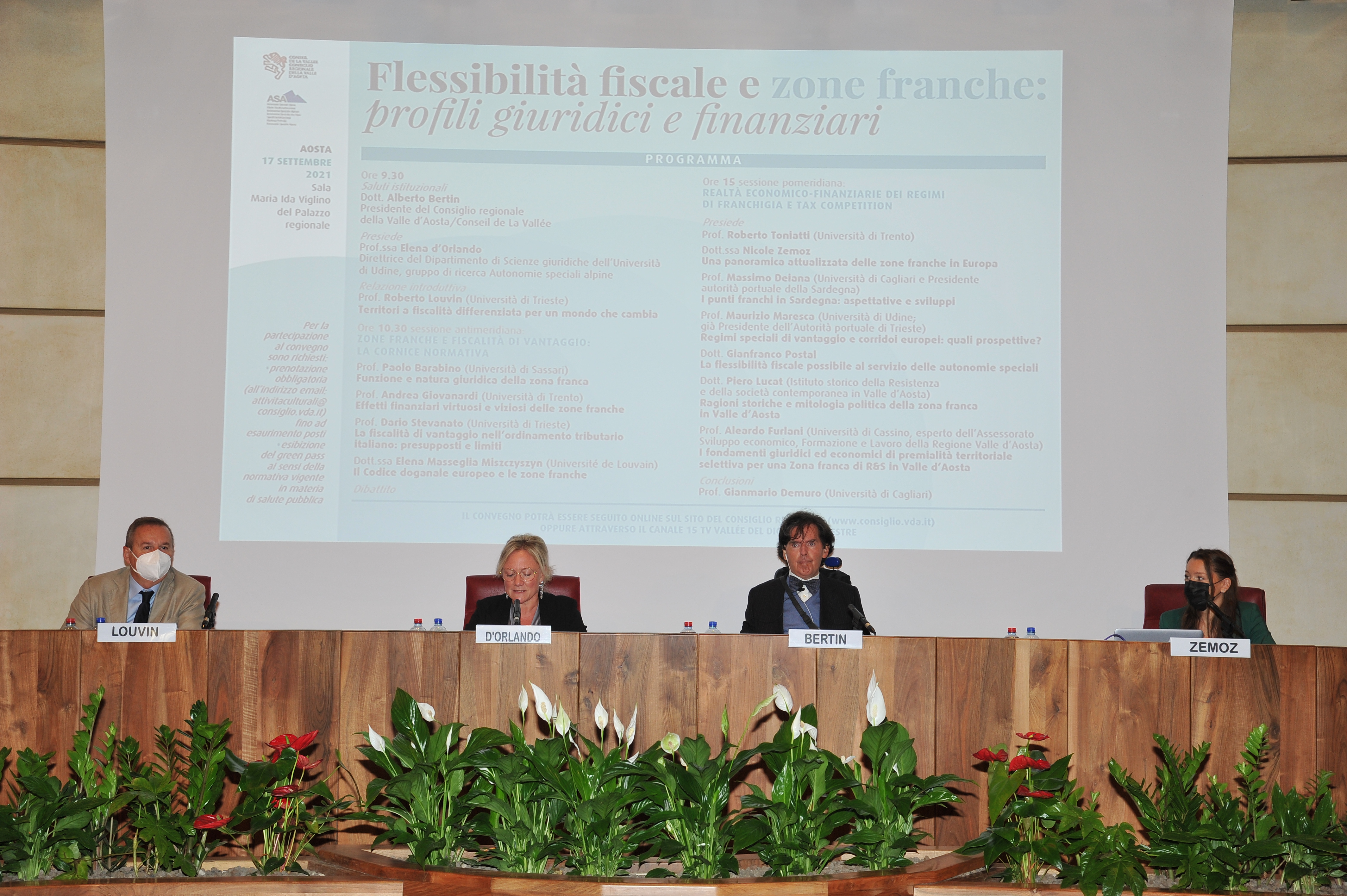 Convegno "Flessibilità fiscale e zone franche: profili giuridici e finanziari"