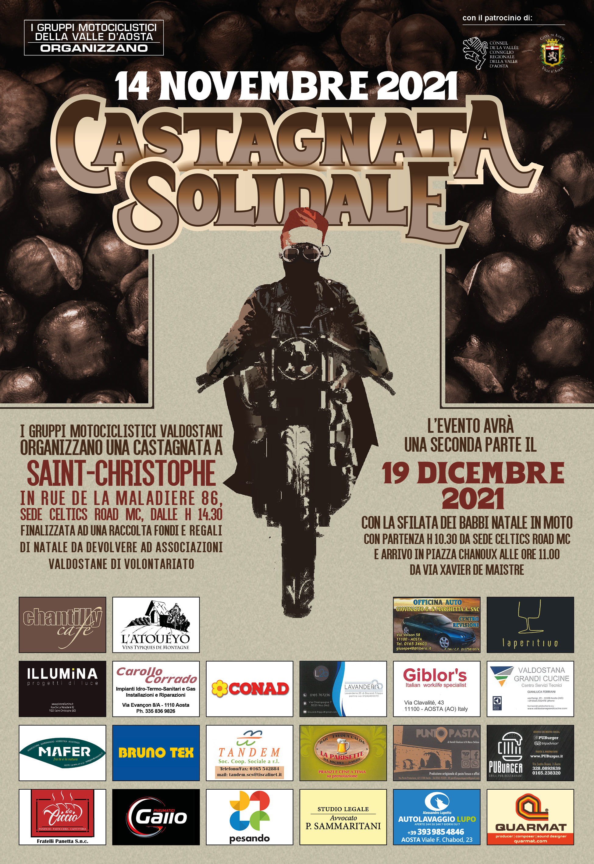 Babbi Natale in moto