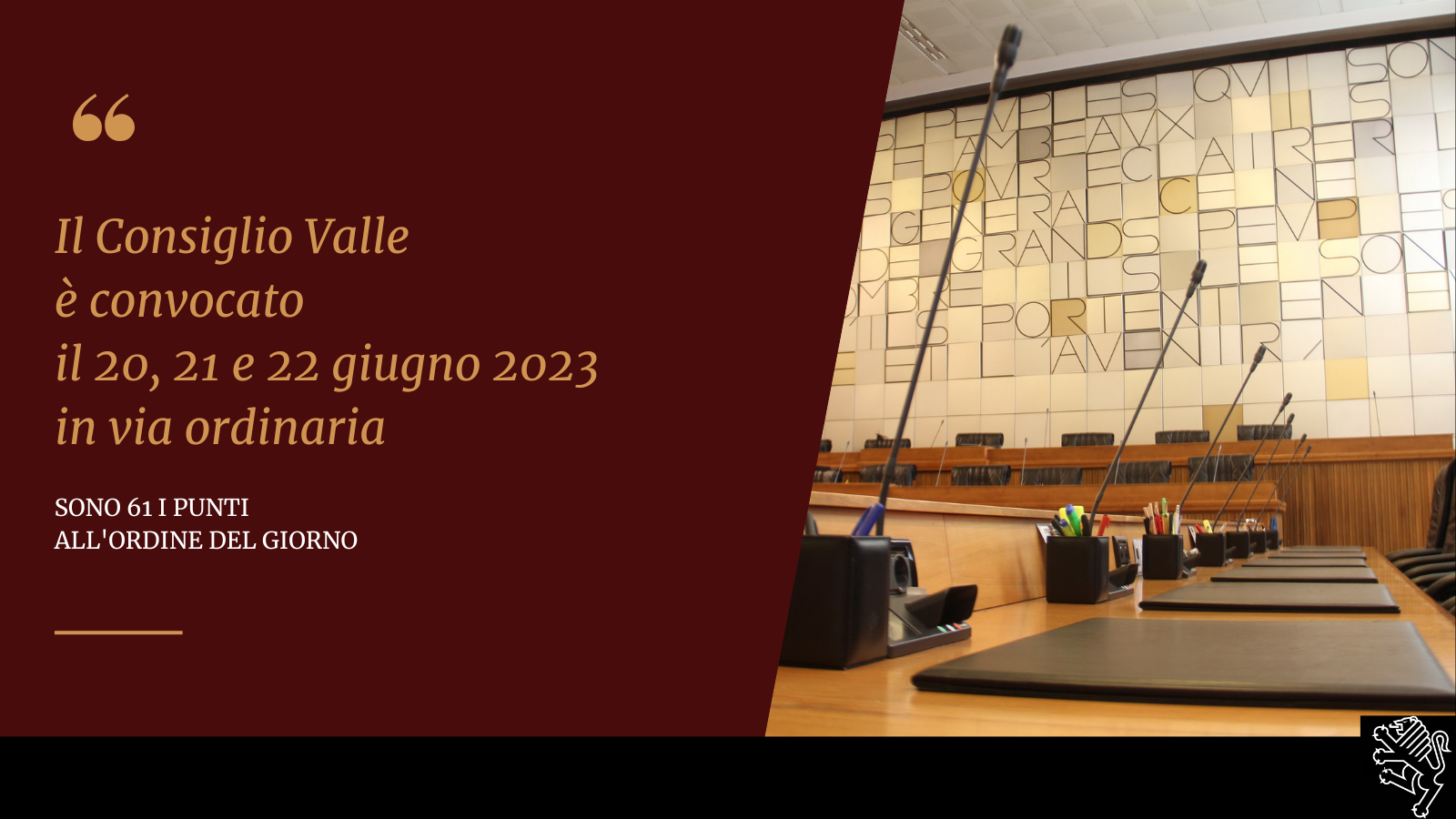 Convocazione Consiglio