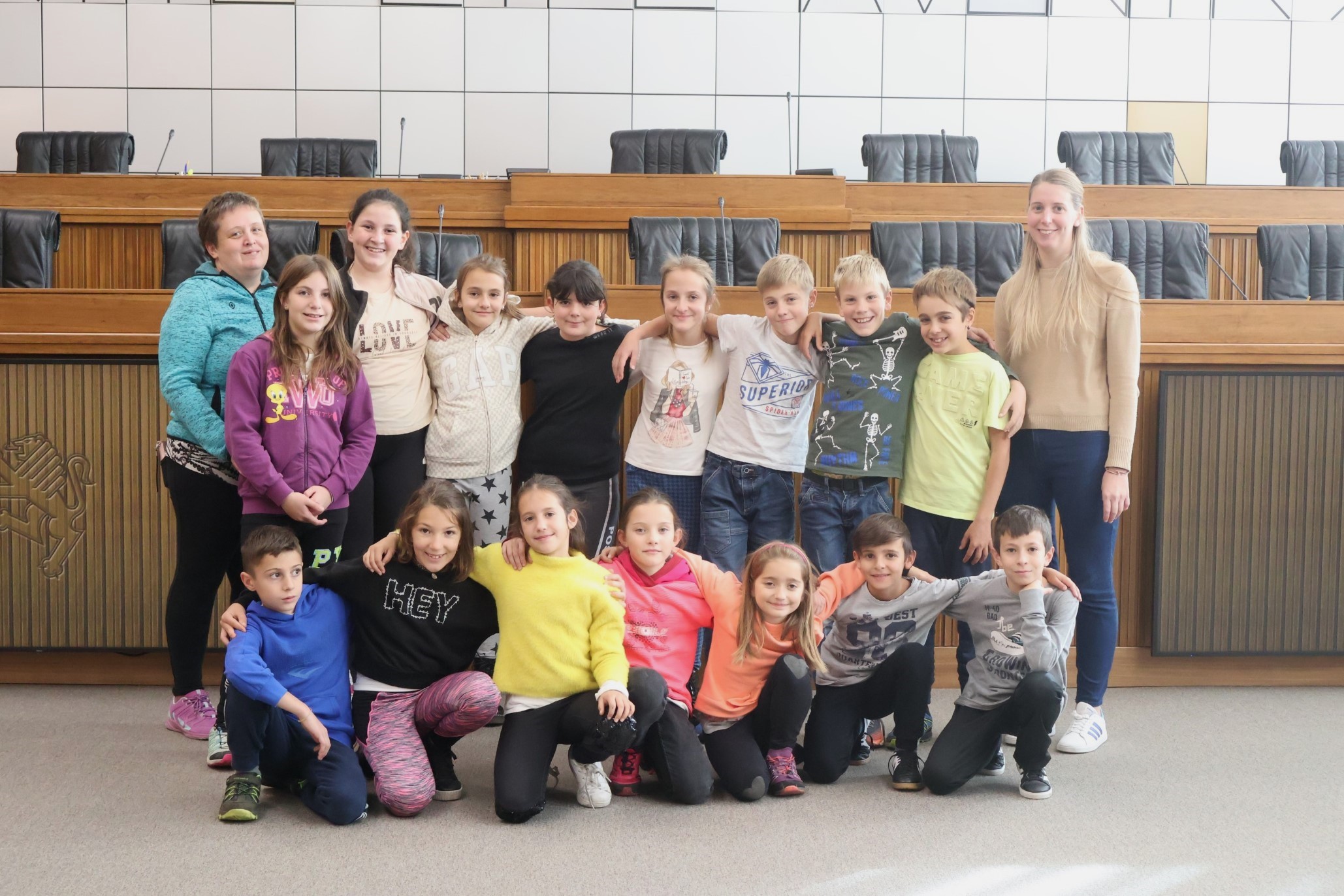 Classi IV e V della Scuola primaria La Sounère - Châtillon