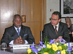 VISITE OFFICIELLE DU PRESIDENT DE LASSEMBLEE NATIONALE DU GABON, GUY NZOUBA-NDAMA