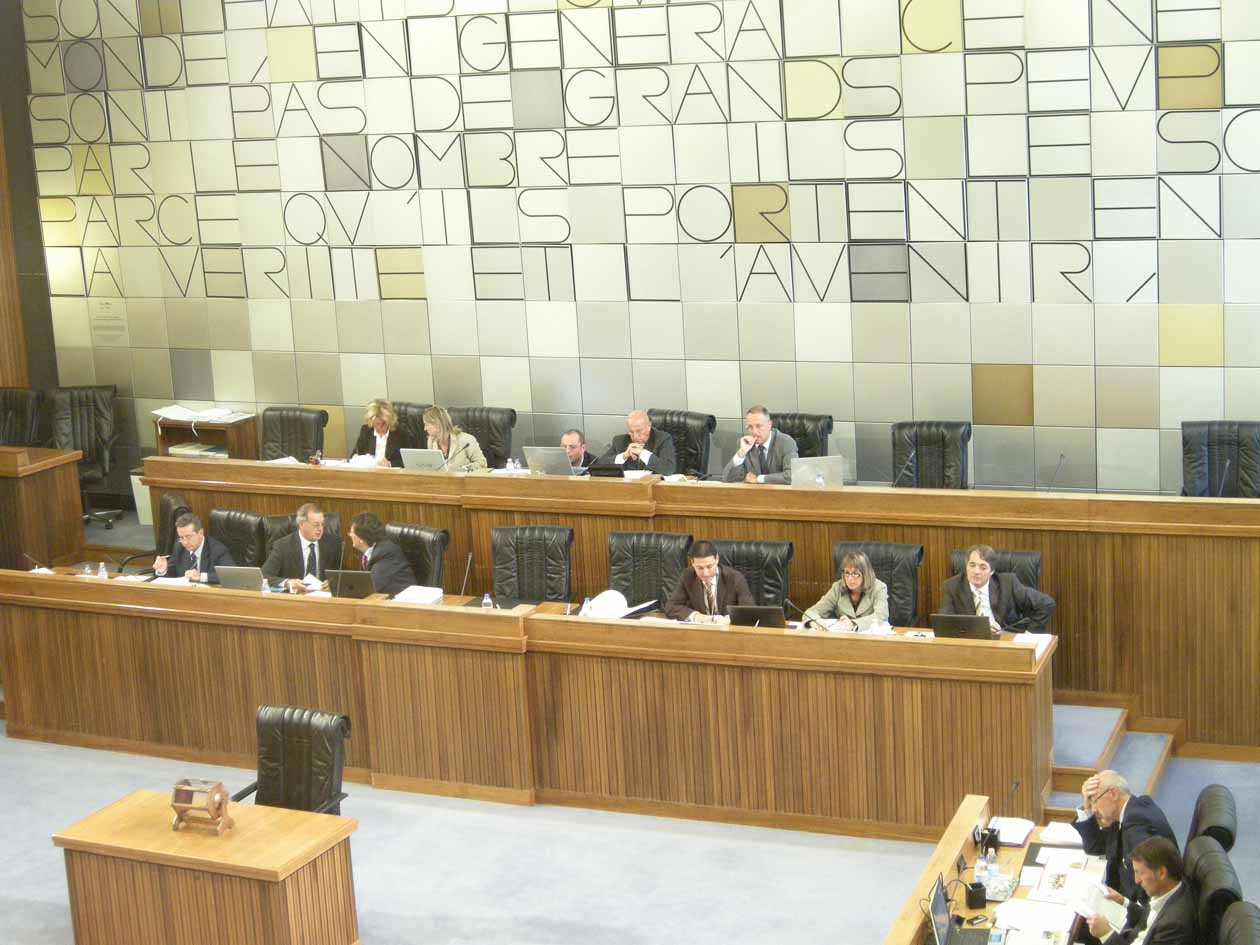 l'aula del Consiglio regionale