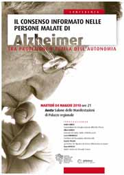 IL CONSENSO INFORMATO NELLE PERSONE MALATE DI ALZHEIMER