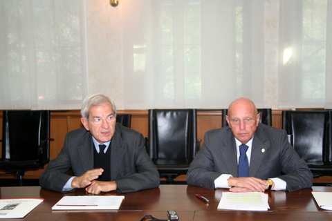 on. Luciano Violante  e Presidente Alberto Cerise