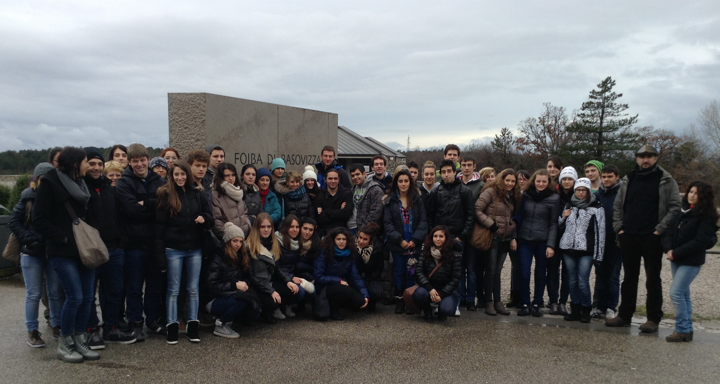 I ragazzi alla Foiba di Basovizza