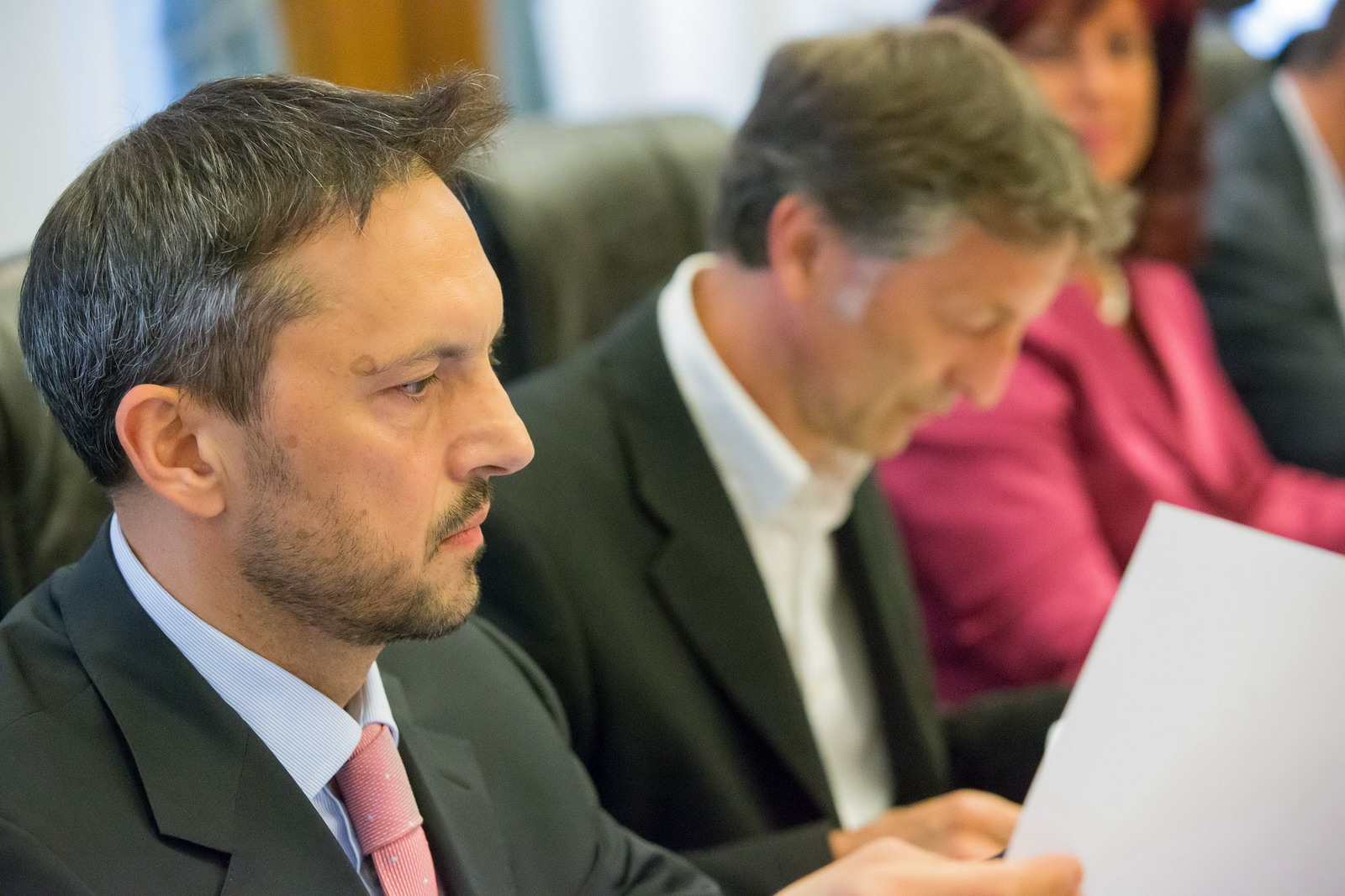 Il Consigliere Jean-Pierre Guichardaz (PD-Sinistra Vda)