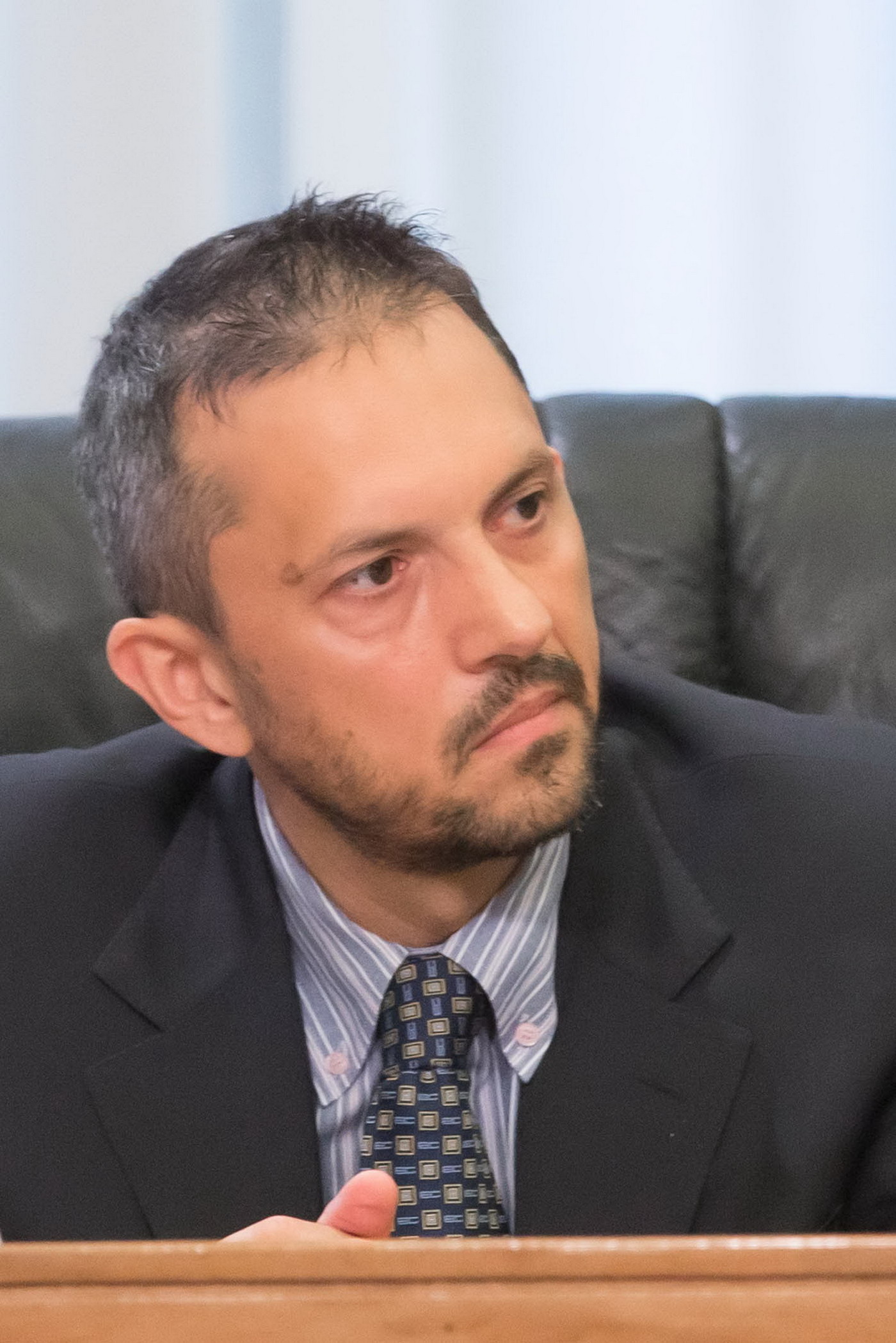 Il Consigliere Jean-Pierre Guichardaz (PD-Sinistra Vda)