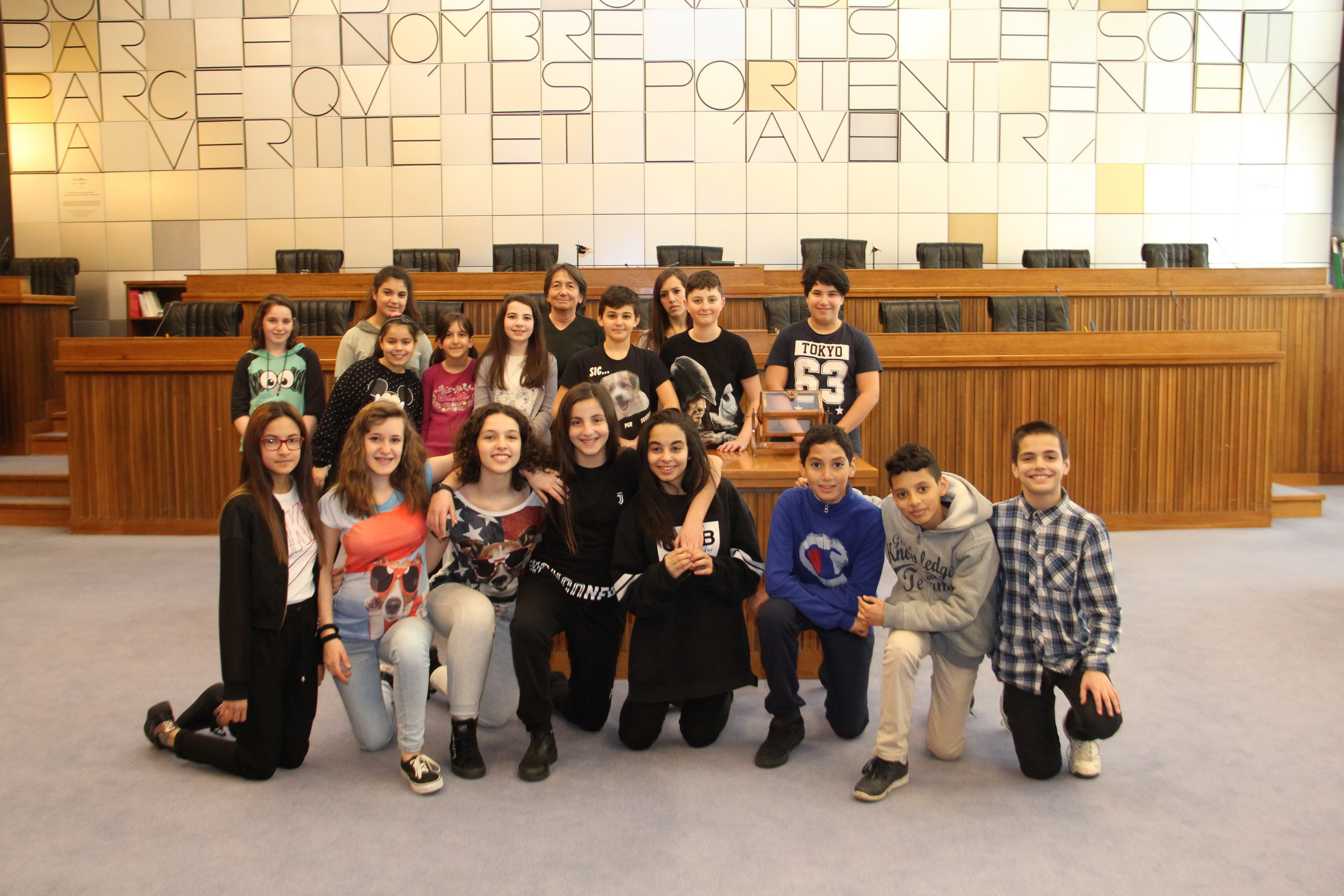 Scuola media Emile Lexert di Aosta, classe IA