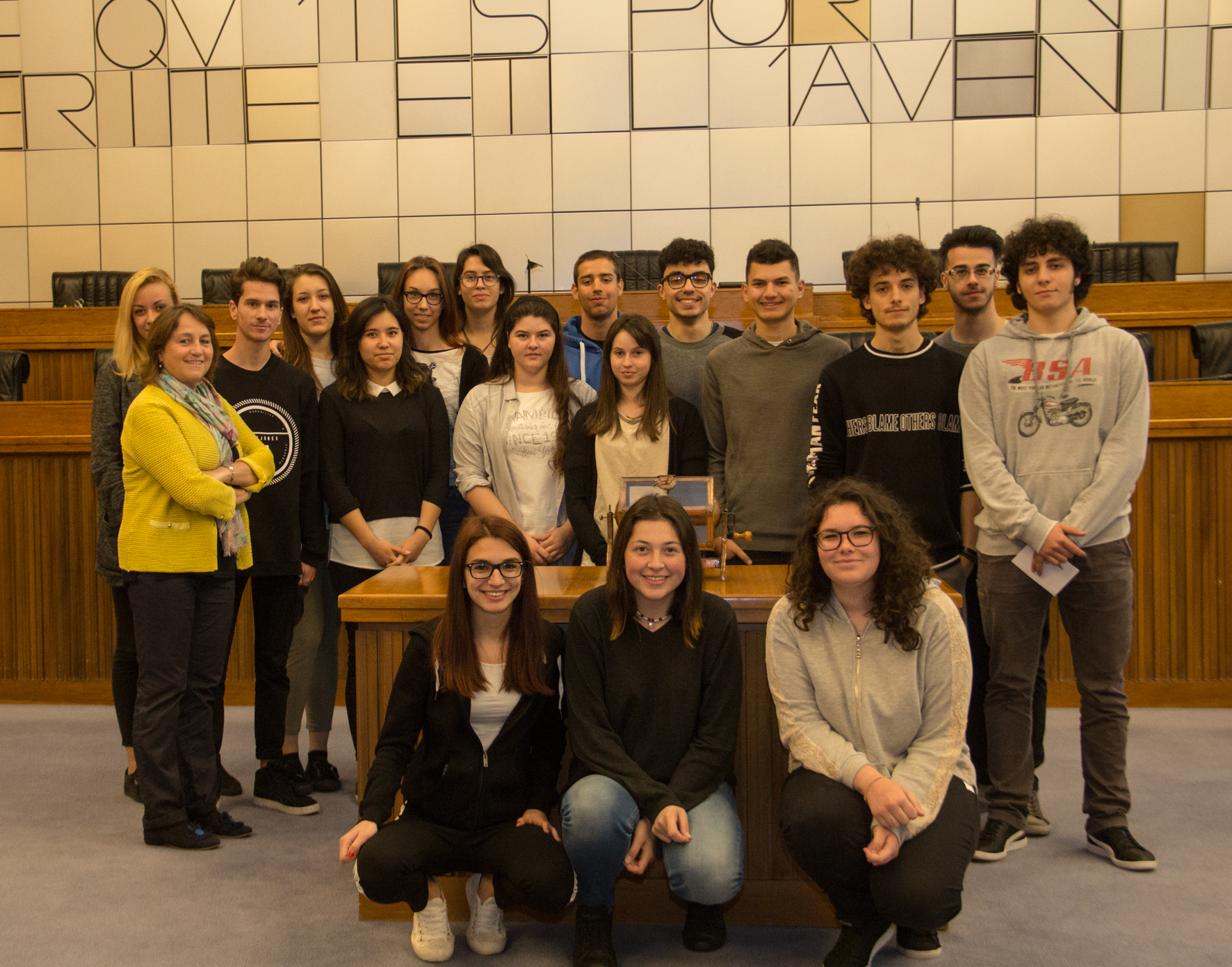 classe 5aB AFM dell'ISIT Manzetti di Aosta