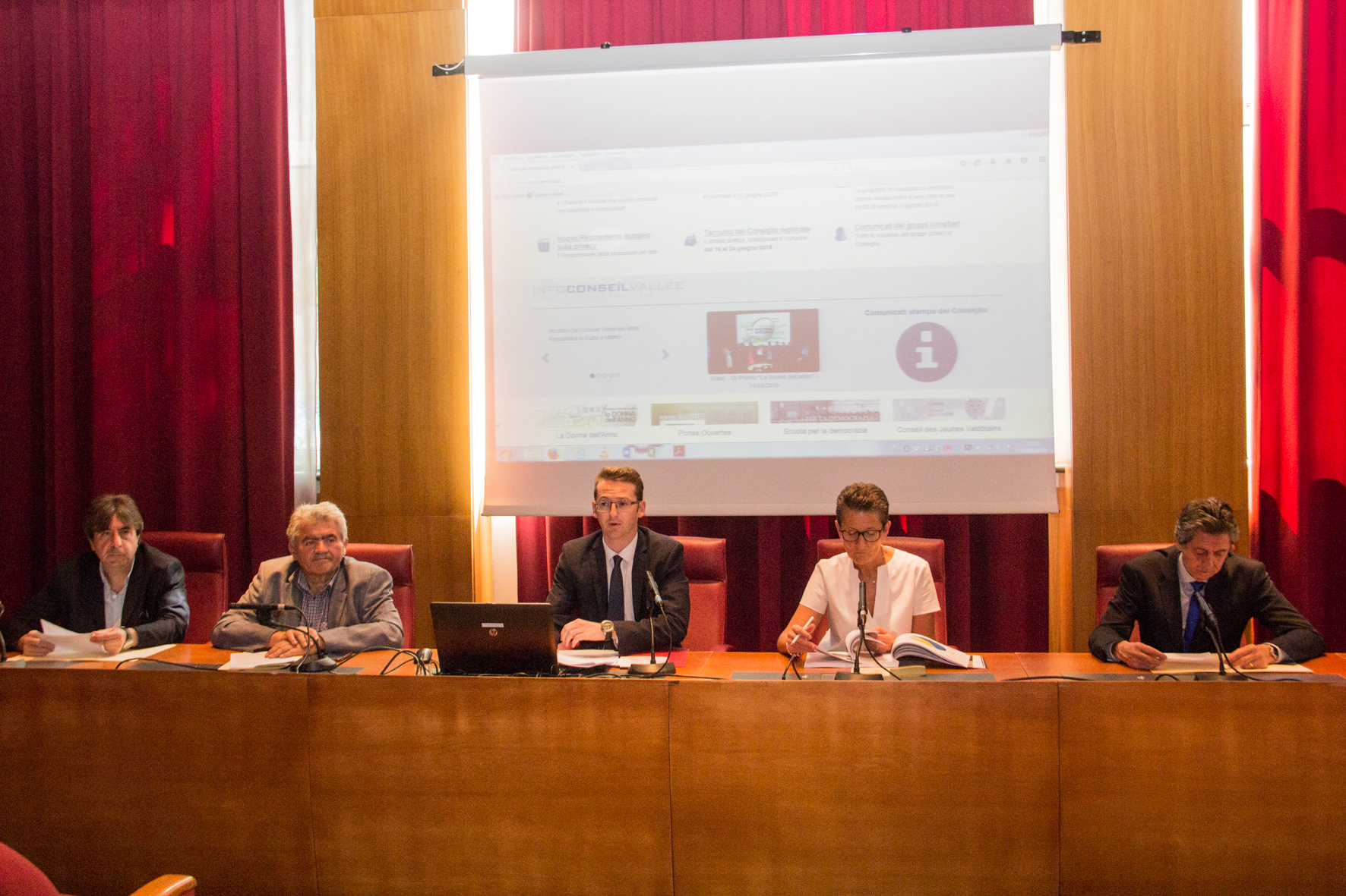 nuova versione del sito Internet del Consiglio Valle 