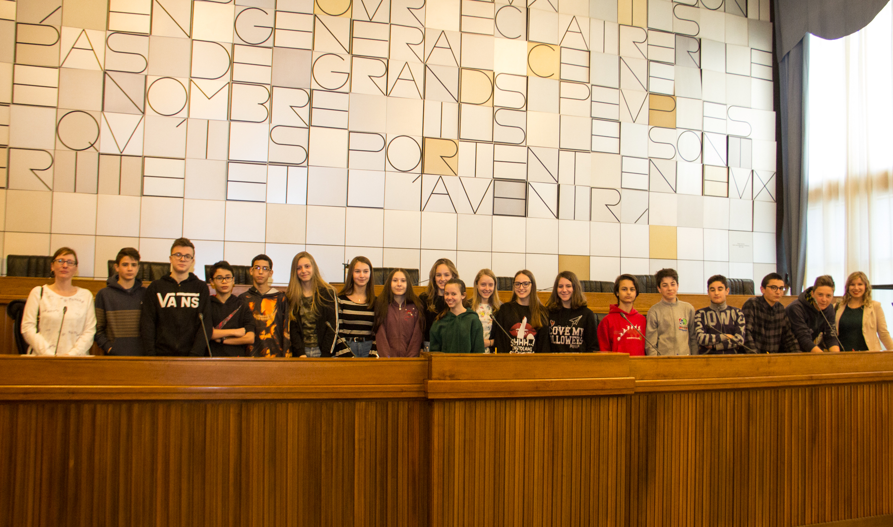 classe 3a C della Scuola secondaria di primo grado di Variney 