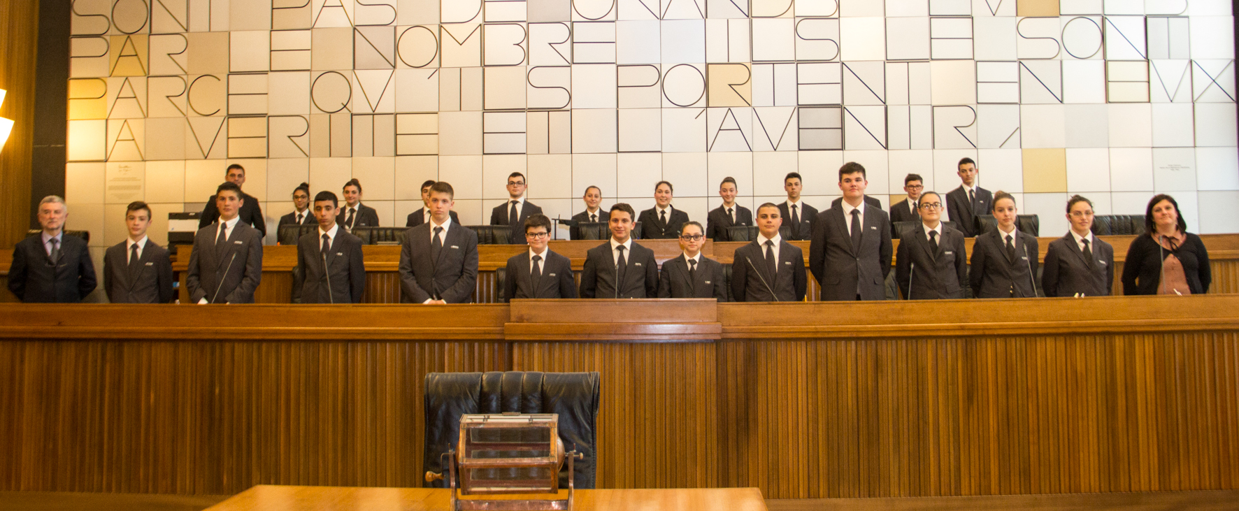classe prima IeFP della Scuola delle arti alberghiere di Châtillon