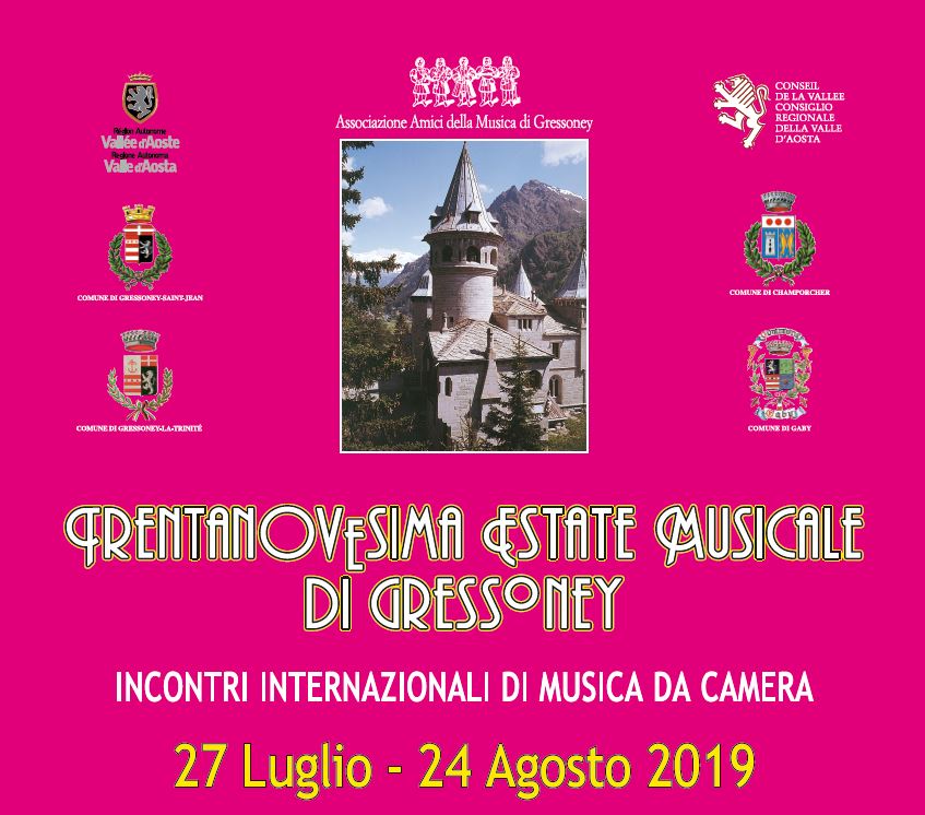 Estate musicale di Gressoney 2019 - manifesto