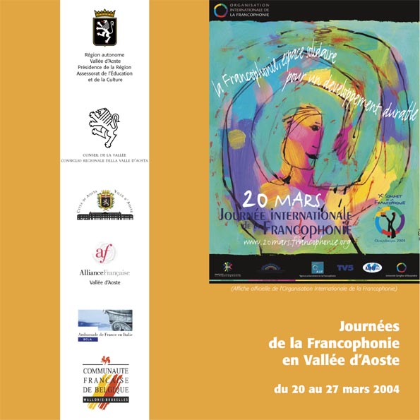 JOURNEES DE LA FRANCOPHONIE EN VALLEE D'AOSTE