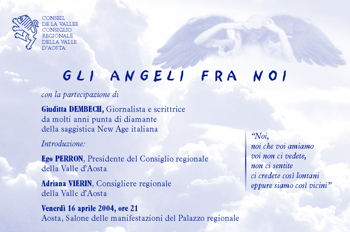 Conferenza sul tema GLI ANGELI FRA NOI