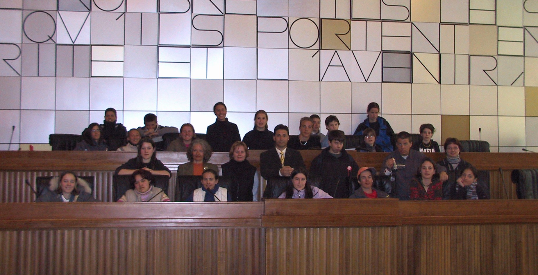 visita degli studenti del Collège Saint Exupéry di Bourg Saint Maurice