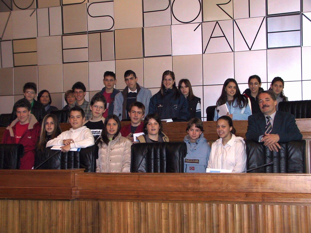 visita della classe di III media della scuola del Villair di Quart