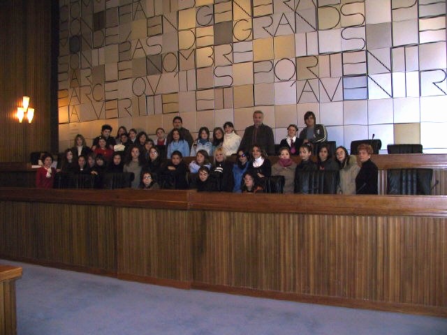 visita degli studenti del liceo scientifico di Vasto (Abruzzo)