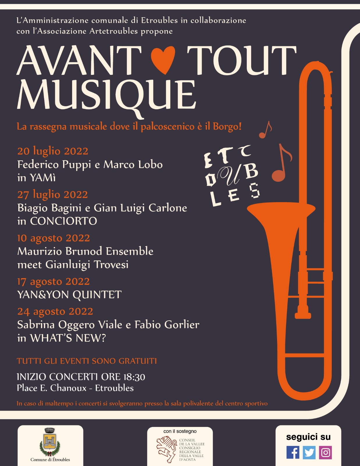 Programma Avant tout musique