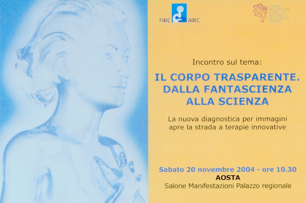 Incontro sul tema IL CORPO TRASPARENTE. DALLA FANTASCIENZA ALLA SCIENZA